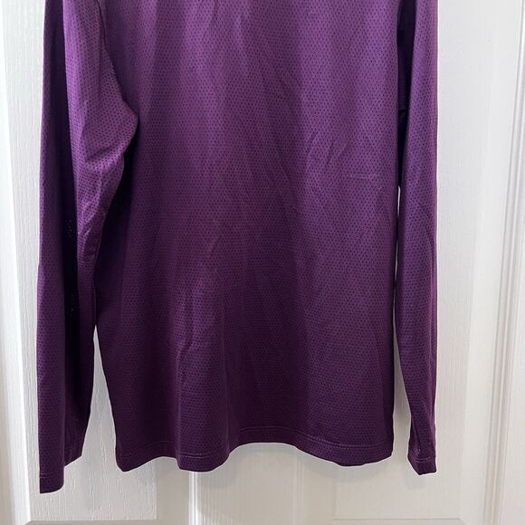 Kerrits Kids Aire Ice Fil Long Sleeve Horse Riding Shirt Magenta Girls Small 6-7 - Picture 10 of 11